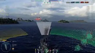 World of Warships - Benham Destroyer - 205k dmg - solo warrior