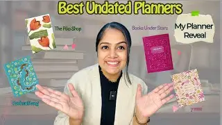 2024 Best Undated PLANNERS in INDIA ✨ (PART 3) Review: PikoShop, 7mm & More 📚 | My Planner Reveal 🤩