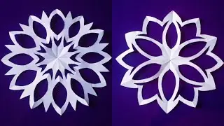 2 Easy Paper cutting new design /Christmas Craft / Christmas ornaments ❄