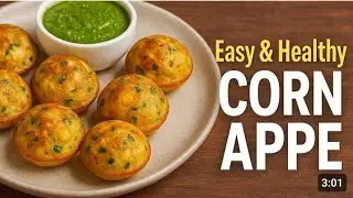 भुट्टे से बनाएं झटपट टेस्टी अप्पे | Easy & Healthy Corn Appe Recipe &lrm;⁨@prabhavatitaralkar⁩&nbsp;#appe 