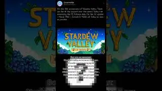 #stardewvalley Разработчик игры 