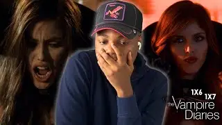 i was NOT expecting any of this!! | The Vampire Diaries Season 1 Episodes 6-7 Reaction!!