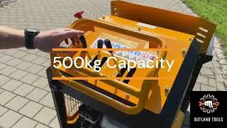 Italian Made Mini Dumper Premium Hydraulic Drive Power Barrow with Honda Lumag VH500GXARS