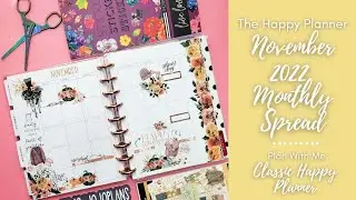 PWM | November Monthly Spread 2022 | The Happy Planner