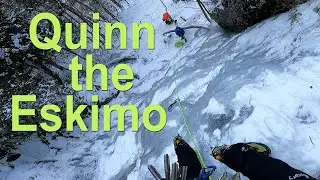 Ice Climbing QUINN THE ESKIMO - Keene Valley NY