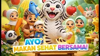 Macan Joget Lucu 🐯🎶 | Makan Sehat Jadi Seru! | Lagu Anak Ceria