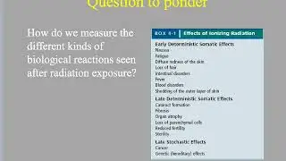 Radiation Units of Measure