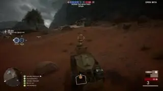 MOST EPIC TRIPLE ROAD KILL ever with a light tank in Battlefield 1