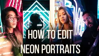 How to Edit Neon Portraits in Lightroom Like a Pro