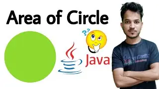 java program to calculate area of the circle | java code to calculate the area of circle