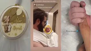 Barış Baktaş bugün baba oldu! Oğlu Adar'ın ilk fotoğrafı herkesin kalbini eritti.