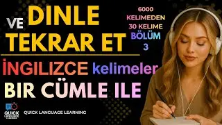 🚀 6000 Kelimeyi Kapat! 💬 Her Videoda 30 İngilizce & Türkçe Kelime ile Akıcılığı Ateşle!