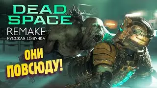 НЕКРОМОРФЫ ЗАЖИМАЮТ ПО УГЛАМ ✔ Dead Space Remake русская озвучка прохождение #2