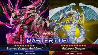Red Dragon Archfiend Vs Crystal Beast | Master Duel Replay