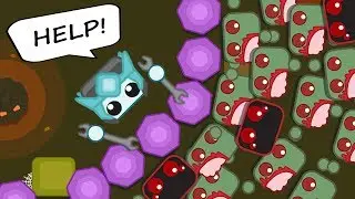 Starve.io - ZOMBIE APOCALYPSE! ZOMBIES VS HUMANS! (Zombie Mode)