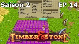 Timber and Stone S2E14 4 nouveaux settler - Gameplay (No Commentary)