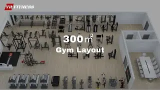 300㎡ UK Gym Layout | YR Fitness