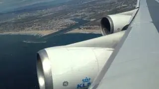 KLM 747-400 Departure from LAX to AMS as KL602