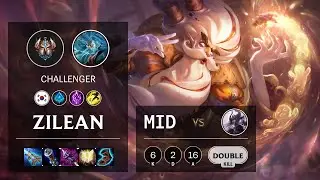 Zilean Mid vs Syndra - KR Challenger Patch 10.22