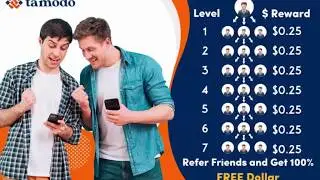What is Tamodo? Tamodo Affiliate Program $ 0.25 / ref FREE REGISTER