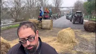 Tercer día de cortes en la N-120 por las reivindicaciones del sector primario