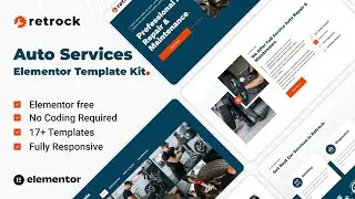 How to Create a Car Repair & Auto Service Website Using Elementor FREE