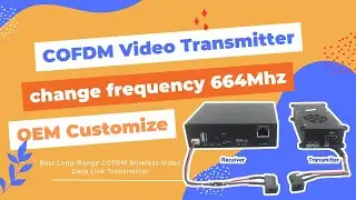COFDM Wireless Video Transmitter Frequency PA antenna Customize to 664 Mhz from China OEM factory