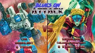 Transformers TCG: Cog, Greenlight & Mirage VS Windblade, Tailwind, Nightflight & Storm Cloud.