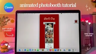 Animated Photobooth Strip Tutorial (with a free template) | Canva