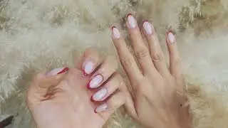French nail #nails #nailart #nailsofinstagram #naildesign #red #nailslovers #nailschile #nailsdesing
