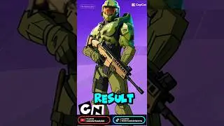 Fortnite Halo Master Chief Skin with Cartoon Network Filter #Fortnite #halo #shorts #fortniteseason6
