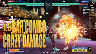 KOF XV: YURI SAKAZAKI 1.5 BAR Crazy Damage [kof15]