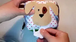 Мягкий развивающий кубик для самых маленьких  