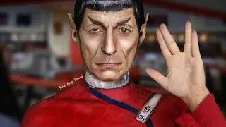 Mr. Spock (Star Trek) - Leonard Nimoy Makeup Transformation