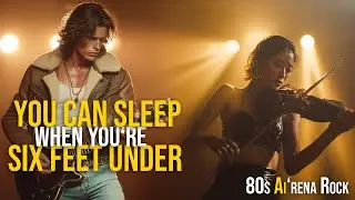 You Can Sleep When You’re Six Feet Under ★★★ 80s High-Energy Rock Anthem of Momentum & Living Now