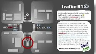 Traffic R1: Can LLM control traffic like a human?