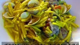 COMO HACER FIDEO CON ALMEJAS O FIDEO A LA MARINERA