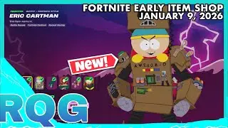 *NEW* SOUTH PARK IS IN FORTNITE! FORTNITE EARLY ITEM SHOP (January 9, 2026)