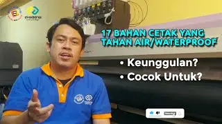 [Info Printing] 17 BAHAN CETAK YANG TAHAN AIR/WATERPROOF