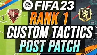 META POST PATCH RANK 1 FULL TACTICS AND INSTRUCTIONS POST PATCH - FIFA 23