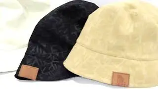 WITHMOONS Cotton Bucket Hat Unisex Outdoor Fishing Cap Packable Travel Beach Sun Hat