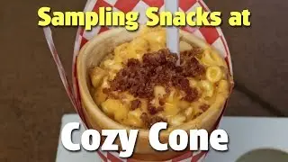 Sampling Snacks at Cozy Cone in Cars Land | Disney California Adventure