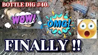 FINALLY ! I've Been Waiting For One Of These! History hunting Bottle Digging  Victorian Dump. BD#40.