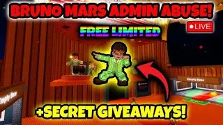 Live Bruno Mars Perform on Roblox | Spawn Brunoi Brainrot