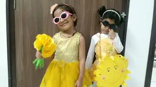 #yellow day theme #cutebaby #school kids