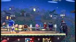 Brawl Friendly: Ganonmaster64 (Ganondorf) vs. Eric (Sonic, C. Falcon)