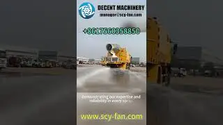 How are mist cannons used for dust management on offshore oil platforms?#dustsuppression #fogcannon