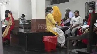 Children suffer from respiratory problems in West Bengal, India