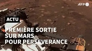Le rover Perseverance a parcouru ses premiers m&egrave;tres sur Mars | AFP