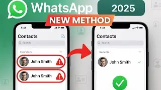 Исправление проблемы с повторяющимися контактами в WhatsApp (2026) | Удаление двойных или повторя...